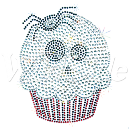 GHOST WITH SPIDER CUPCAKE STONES GHOST WITH SPIDER CUPCAKE STONES