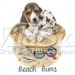 BEACH BUMS PUPPIES IN HAT YOUTH STOCK TRANSFER BEACH BUMS PUPPIES IN HAT YOUTH STOCK TRANSFER