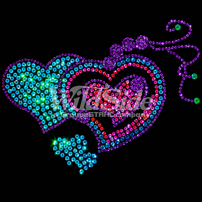 pink blue hearts the wild side bluehearts